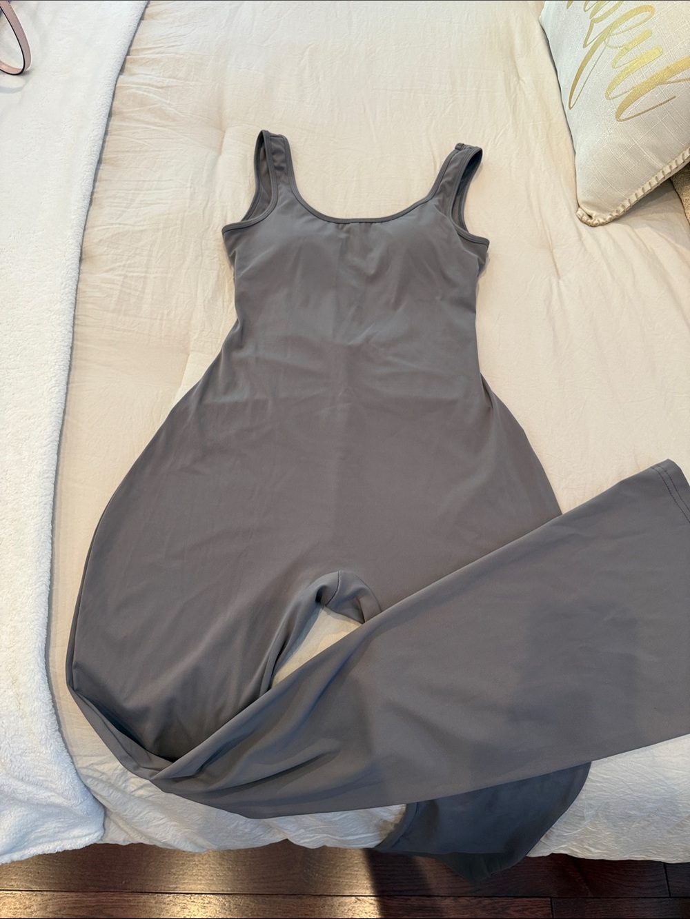 Sculpting Seamless Gray Full-Body Shapewear Bodysuit